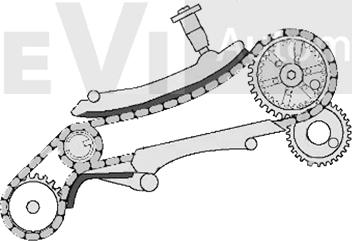 Trevi Automotive KC1004 - Steuerkettensatz alexcarstop-ersatzteile.com