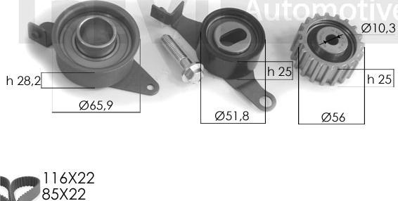 Trevi Automotive KD1041 - Zahnriemensatz alexcarstop-ersatzteile.com