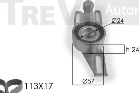 Trevi Automotive KD1005 - Zahnriemensatz alexcarstop-ersatzteile.com