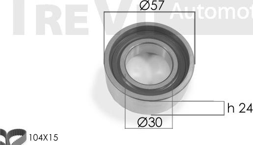 Trevi Automotive KD1089 - Zahnriemensatz alexcarstop-ersatzteile.com