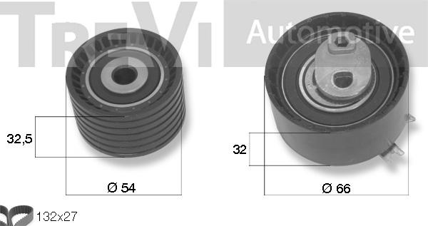 Trevi Automotive KD1185 - Zahnriemensatz alexcarstop-ersatzteile.com