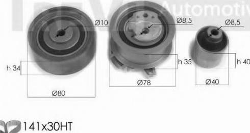 Trevi Automotive KD1313 - Zahnriemensatz alexcarstop-ersatzteile.com