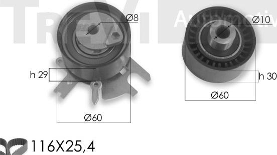 Trevi Automotive KD1320 - Zahnriemensatz alexcarstop-ersatzteile.com