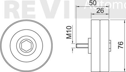 Trevi Automotive TA1633 - Umlenk / Führungsrolle, Keilrippenriemen alexcarstop-ersatzteile.com