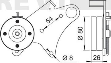 Trevi Automotive TA1037 - Umlenk / Führungsrolle, Keilrippenriemen alexcarstop-ersatzteile.com