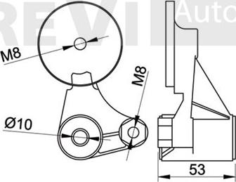 Trevi Automotive TA1373 - Riemenspanner, Keilrippenriemen alexcarstop-ersatzteile.com