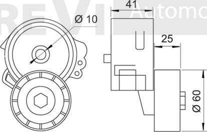 Trevi Automotive TA1236 - Riemenspanner, Keilrippenriemen alexcarstop-ersatzteile.com