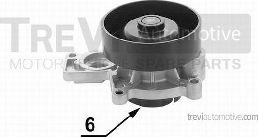 Trevi Automotive TP1377 - Wasserpumpe alexcarstop-ersatzteile.com