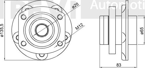 Trevi Automotive WB1622 - Radlagersatz alexcarstop-ersatzteile.com