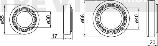 Trevi Automotive WB1317 - Radlagersatz alexcarstop-ersatzteile.com