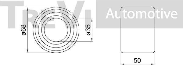 Trevi Automotive WB1719 - Radlagersatz alexcarstop-ersatzteile.com