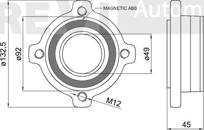 Trevi Automotive WB2245 - Radlagersatz alexcarstop-ersatzteile.com