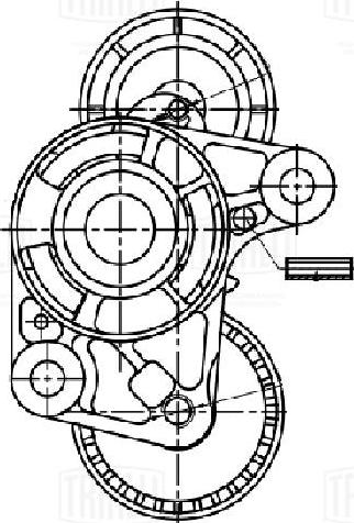 Trialli CM 3017 - Riemenspanner, Keilrippenriemen alexcarstop-ersatzteile.com