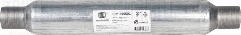 Trialli ESM 555501 - Mittelschalldämpfer, Universal alexcarstop-ersatzteile.com