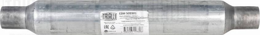 Trialli ESM 505501 - Mittelschalldämpfer, Universal alexcarstop-ersatzteile.com