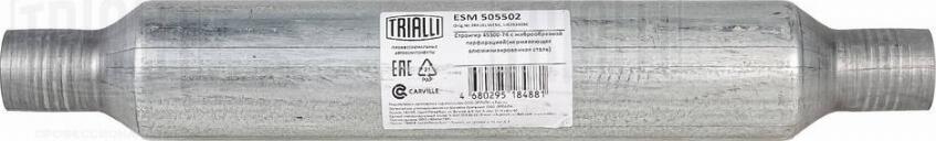 Trialli ESM 505502 - Mittelschalldämpfer, Universal alexcarstop-ersatzteile.com