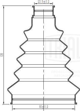 Trialli FG 2101 - Faltenbalg, Antriebswelle alexcarstop-ersatzteile.com