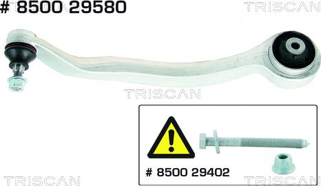 Triscan 8500 29580 - Lenker, Radaufhängung alexcarstop-ersatzteile.com