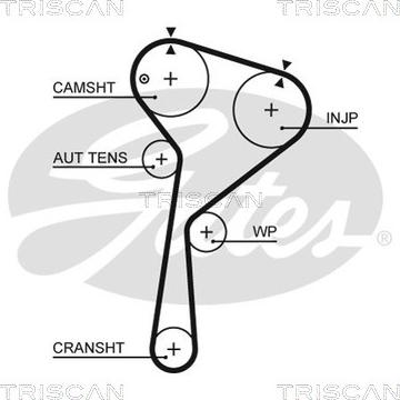 Triscan 8645 5675xs - Zahnriemen alexcarstop-ersatzteile.com