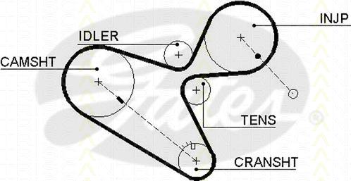 Triscan 8647 24018 - Zahnriemensatz alexcarstop-ersatzteile.com