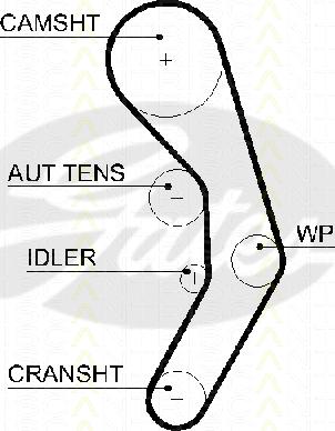 Triscan 8647 29054 - Zahnriemensatz alexcarstop-ersatzteile.com