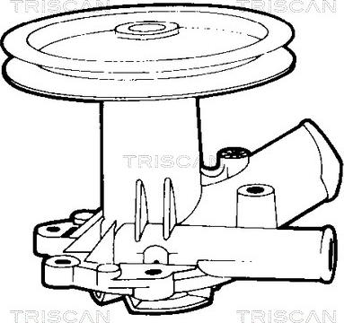 Triscan 8600 10070 - Wasserpumpe alexcarstop-ersatzteile.com