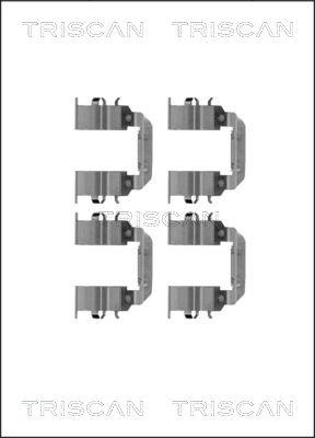 Triscan 8105 431630 - Zubehörsatz, Scheibenbremsbelag alexcarstop-ersatzteile.com