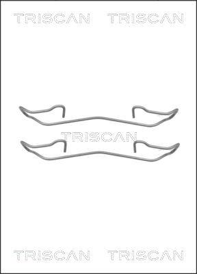 Triscan 8105 161617 - Zubehörsatz, Scheibenbremsbelag alexcarstop-ersatzteile.com