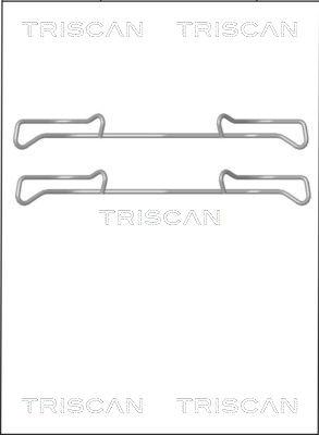 Triscan 8105 101642 - Zubehörsatz, Scheibenbremsbelag alexcarstop-ersatzteile.com