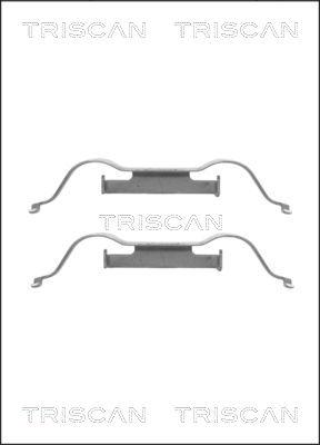 Triscan 8105 101626 - Zubehörsatz, Scheibenbremsbelag alexcarstop-ersatzteile.com