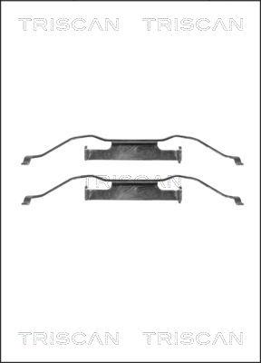 Triscan 8105 111612 - Zubehörsatz, Scheibenbremsbelag alexcarstop-ersatzteile.com