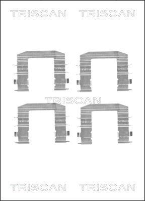 Triscan 8105 181009 - Zubehörsatz, Scheibenbremsbelag alexcarstop-ersatzteile.com