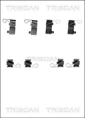 Triscan 8105 131639 - Zubehörsatz, Scheibenbremsbelag alexcarstop-ersatzteile.com