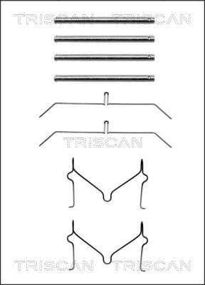 Triscan 8105 131621 - Zubehörsatz, Scheibenbremsbelag alexcarstop-ersatzteile.com