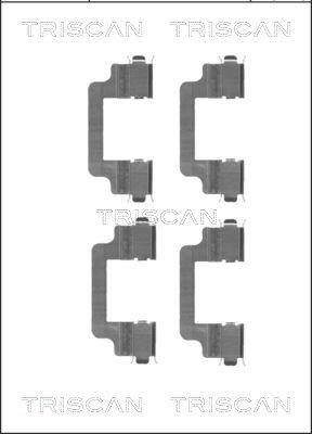 Triscan 8105 171597 - Zubehörsatz, Scheibenbremsbelag alexcarstop-ersatzteile.com