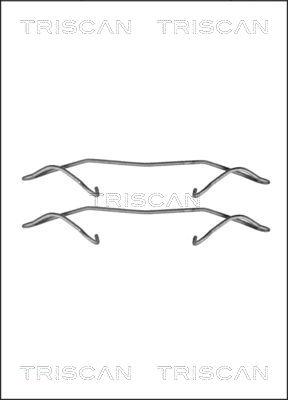 Triscan 8105 241598 - Zubehörsatz, Scheibenbremsbelag alexcarstop-ersatzteile.com