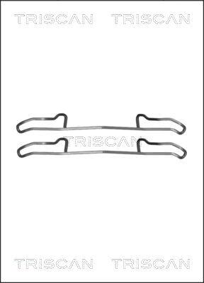 Triscan 8105 241536 - Zubehörsatz, Scheibenbremsbelag alexcarstop-ersatzteile.com