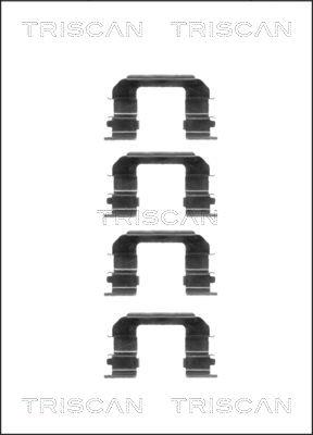 Triscan 8105 241604 - Zubehörsatz, Scheibenbremsbelag alexcarstop-ersatzteile.com