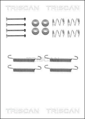 Triscan 8105 242570 - Zubehörsatz, Feststellbremsbacken alexcarstop-ersatzteile.com