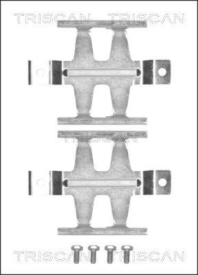 Triscan 8105 231606 - Zubehörsatz, Scheibenbremsbelag alexcarstop-ersatzteile.com