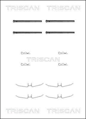 Triscan 8105 271192 - Zubehörsatz, Scheibenbremsbelag alexcarstop-ersatzteile.com