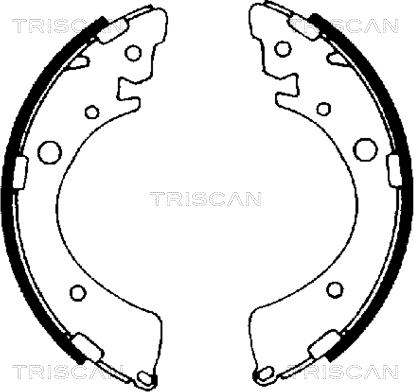 Triscan 8100 40441 - Bremsbackensatz alexcarstop-ersatzteile.com