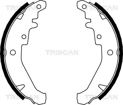 Triscan 8100 15026 - Bremsbackensatz alexcarstop-ersatzteile.com