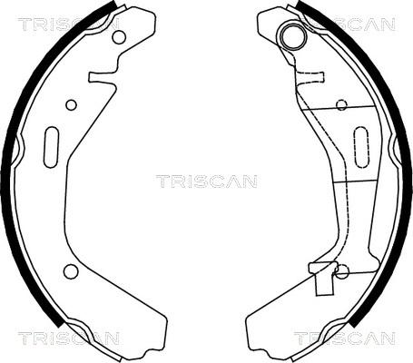 Triscan 8100 10024 - Bremsbackensatz alexcarstop-ersatzteile.com