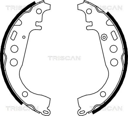 Triscan 8100 13617 - Bremsbackensatz alexcarstop-ersatzteile.com