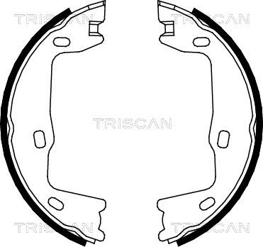 Triscan 8100 24005 - Bremsbackensatz, Feststellbremse alexcarstop-ersatzteile.com