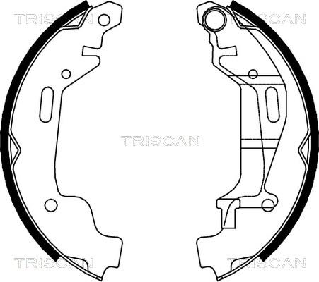 Triscan 8100 24001 - Bremsbackensatz alexcarstop-ersatzteile.com