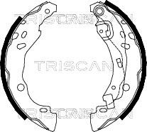 Triscan 8100 25001 - Bremsbackensatz alexcarstop-ersatzteile.com