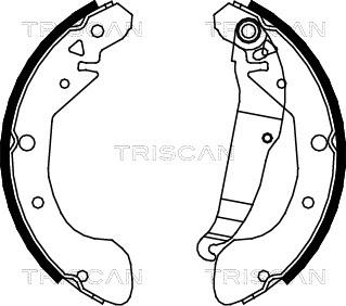 Triscan 8100 21612 - Bremsbackensatz alexcarstop-ersatzteile.com