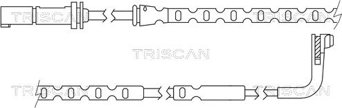 Triscan 8115 11041 - Warnkontakt, Bremsbelagverschleiß alexcarstop-ersatzteile.com